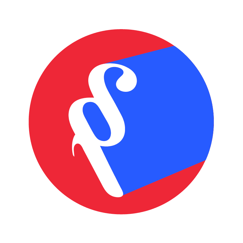 Logo du label Un Plan Simple : un « S » blanc sur un disque rouge et bleu.